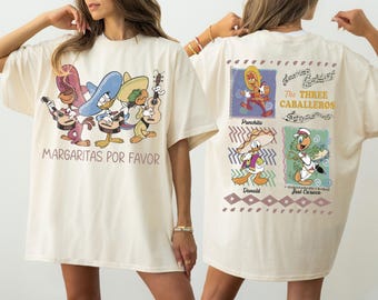Retro Margaritas Por Favor Shirt, Die drei Caballeros T-Shirt, Disney Margarita Shirt, Disney Epcot Shirt, Walt Disney T-Shirt, Disney Familienausflug