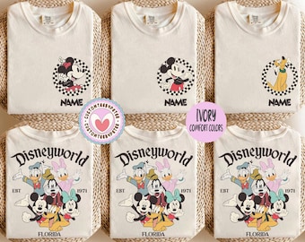 Custom Disneyworld Family Shirts: Magic Kingdom Trip, Personalized Name