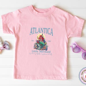 Disney Lilla Sjöjungfrun-tröja, Atlantica est 1989-tröja, Ariel sjöjungfru-tröja, Disney Prinsess-tröja, Vintage Retro Ariel-tröja, Disney-tröja bild 8
