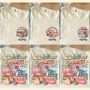 Custom Disney Cars Shirt, Pixar Lightning McQueen Tee, Tow Mater Tee, Radiator Springs Shirt, Disney Family Trip Shirts, Disneyland Tee