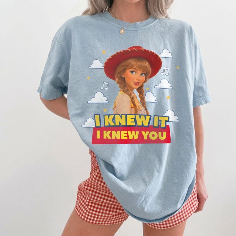 I Knew It I Knew You Comfort Colors Shirt, TS and Toy Story 5 Friendship Shirt, Jessie Tee, Disneyland Toy Story Family Matching Tees image 4