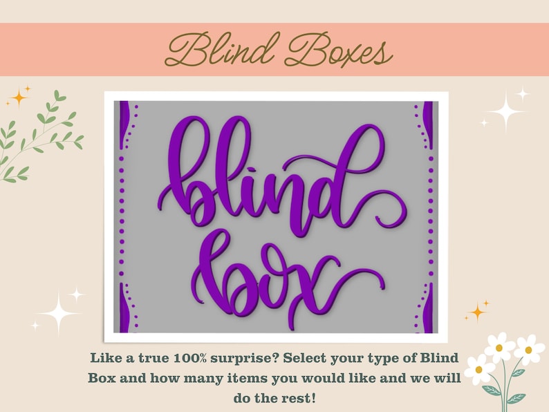 Blind Boxes - Etsy