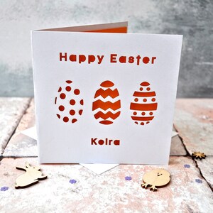 Osterei Laser Cut Karte