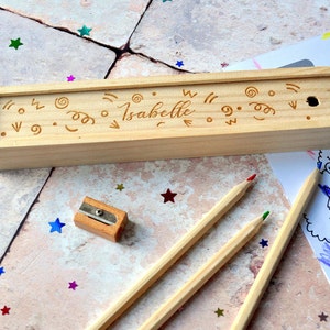 Matita colorata per bambini regalo di coriandoli, set di matite personalizzate
