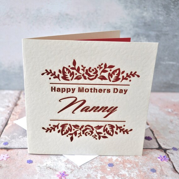 Biglietto Festa Della Mamma UK Greetings Con Busta – Taglio Laser Rosa E Bianco – Messaggio Sincero Per Moglie - 6
