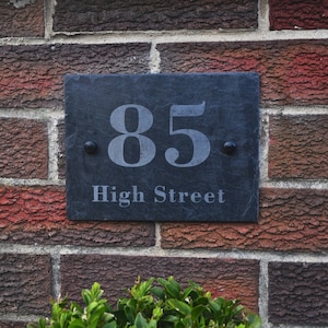 Personalised House Slate Sign, Custom Sign