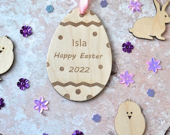 Personalised Easter Egg Decoration, First Easter Baby Gift, Easter Keepsake