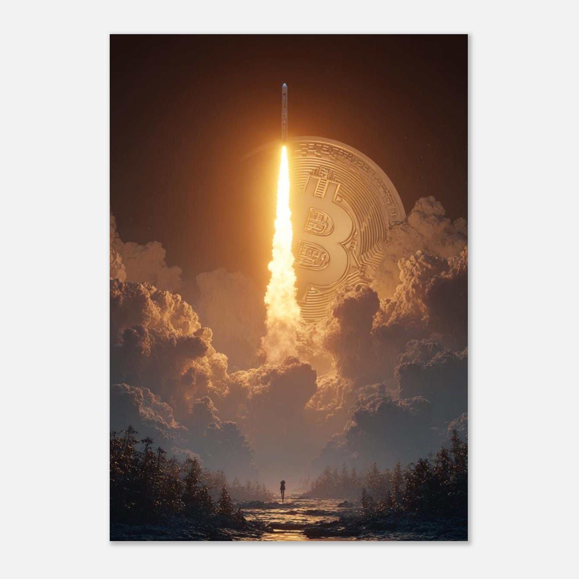 ビットコインロケット「月へ」