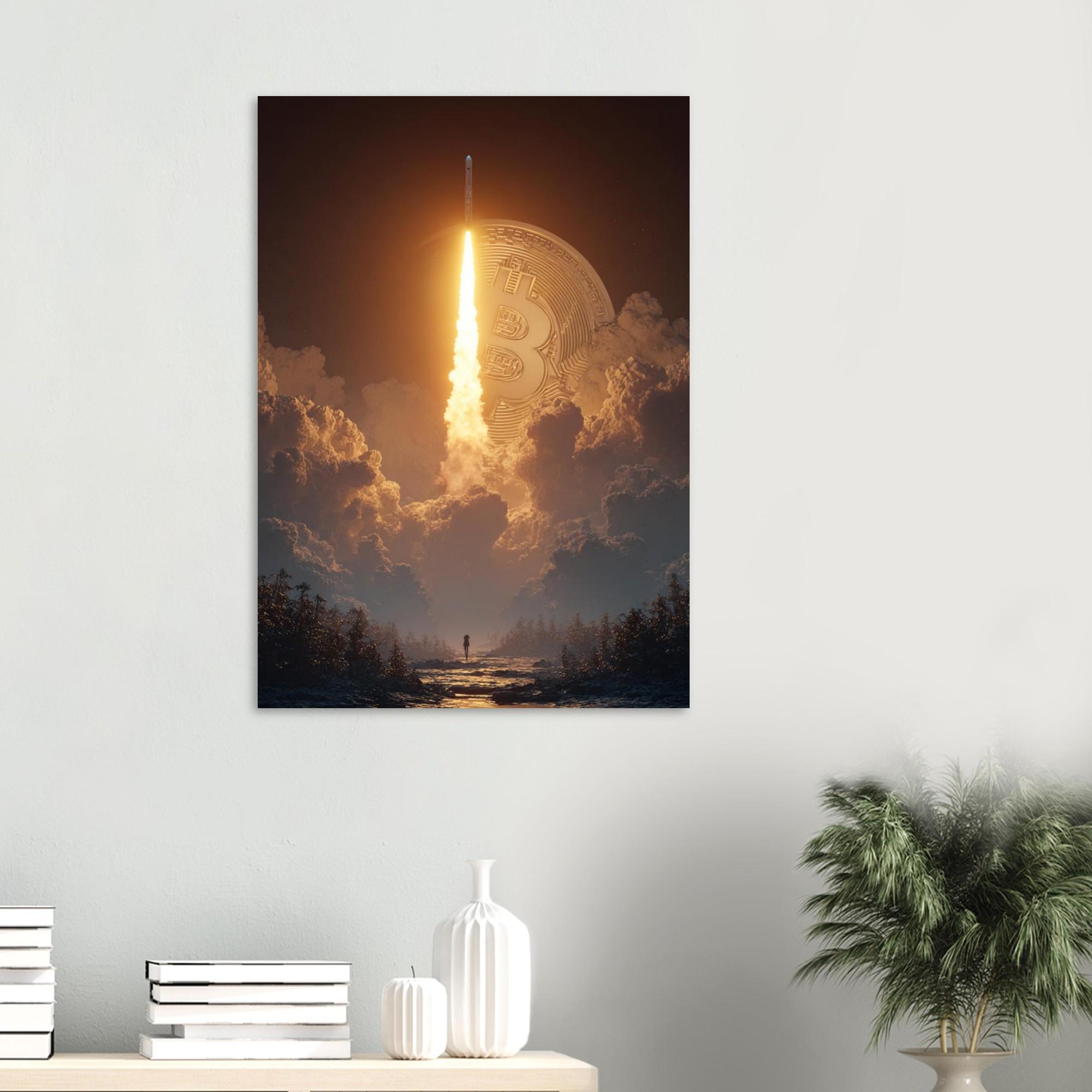 ビットコインロケット「月へ」