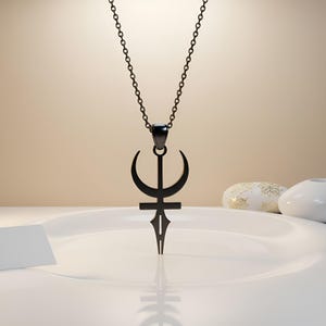 Feminine Energy Necklace | 925 Silver Jewelry | Sacred Symbol Pendant | Meaningful Gift for Women bild 6