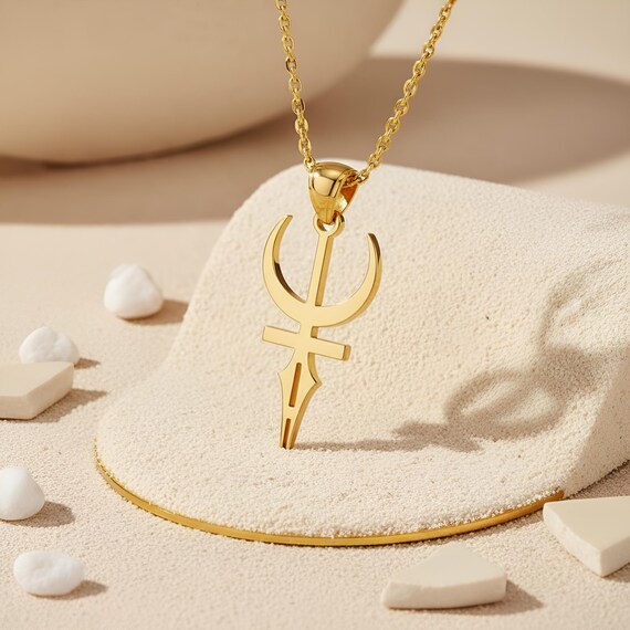 Feminine Energy Necklace | 925 Silver Jewelry | Sacred Symbol Pendant | Meaningful Gift for Women