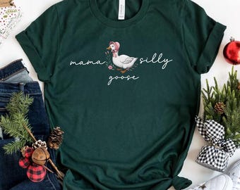 Camiseta de Mamá Ganso Tonto, Camiseta Divertida para Mamá, Regalo para el Día de la Madre, Regalo para Mamá Primeriza, Regalo Divertido para Mamá, Camiseta de Mamá Ganso, Idea de Regalo para Mamá
