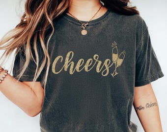 Cheers New Years Shirt, Comfort Colors® Happy New Year Shirt, Hello 2026 New Years Eve Shirt, Cheers Party shirt, GoodBye 2025