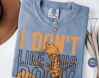 Comfort Colors® Marcus The Worm Shirt, I Don't Like This Rock Shirt,Marcus The Worm Meme Shirt,Funny Meme Shirts, Brain Rot Shirts,Meme Gift