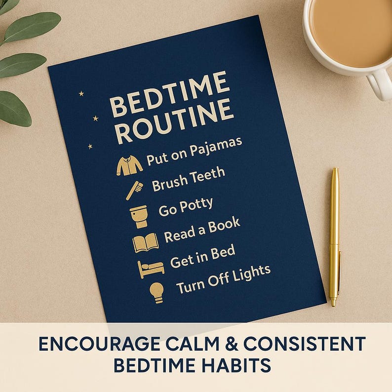 Kids Morning Routine Chart: Visual Aid for Autism & ADHD (printable) - Etsy