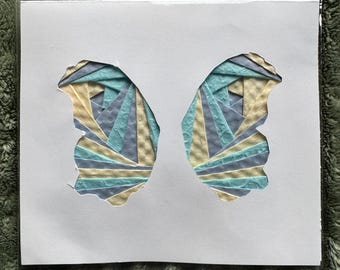 Handmade Butterfly Iris Folding Greeting Card