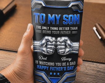 Personalized To My Son Tumbler, Fathers Day Gift From Dad, Encouragement Gift Son, Birthday Gift for Son