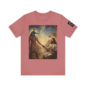 Thoth and Jesus Tee | Egyptian Mythology Meets Christian Iconography T-Shirt