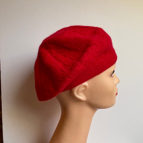 New Unworn w/ Tag Vintage Red Summit Hill Knitted… - image 2