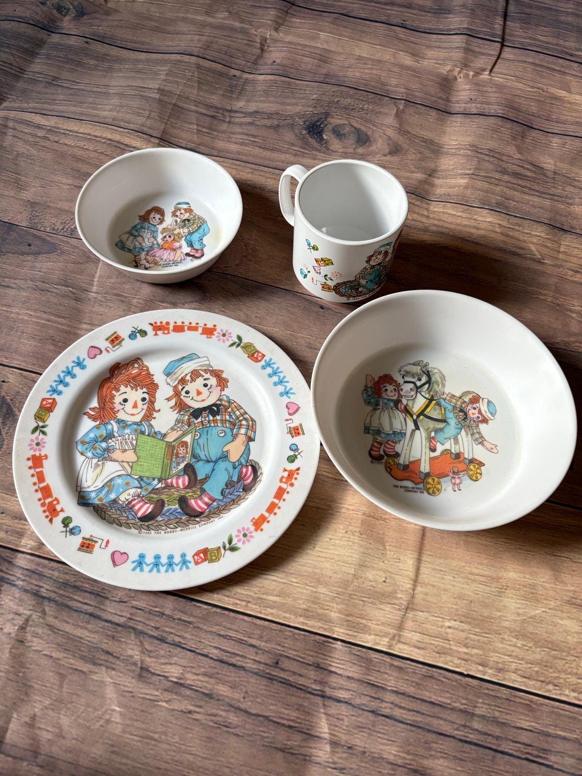 Raggedy Ann Dishes - Etsy