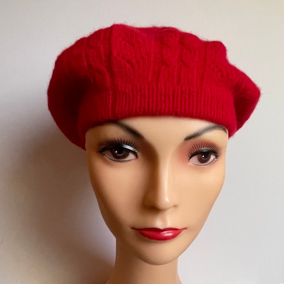 New Unworn w/ Tag Vintage Red Summit Hill Knitted… - image 1