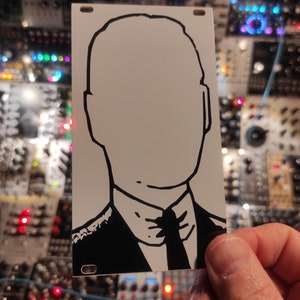 Blank Face eurorack blanc 14hp