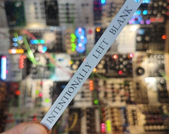 Intentionally Left Blank eurorack blank 2hp