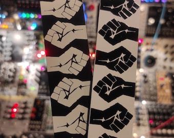 Raised fist eurorack blanks various sizes and designs