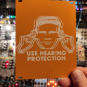 Hearing Protection eurorack blanks 20hp