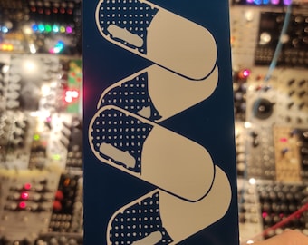 Blue pills eurorack blank 12hp