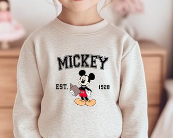 Sudadera de Disney Mickey Mouse para niños pequeños, suéter para niños