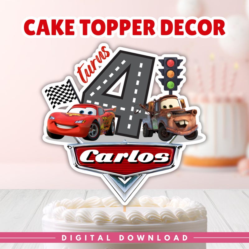 Car Race Centerpieces - Etsy