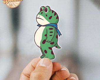 Calcomanía de vinilo activista de la rana de la libertad de Portland