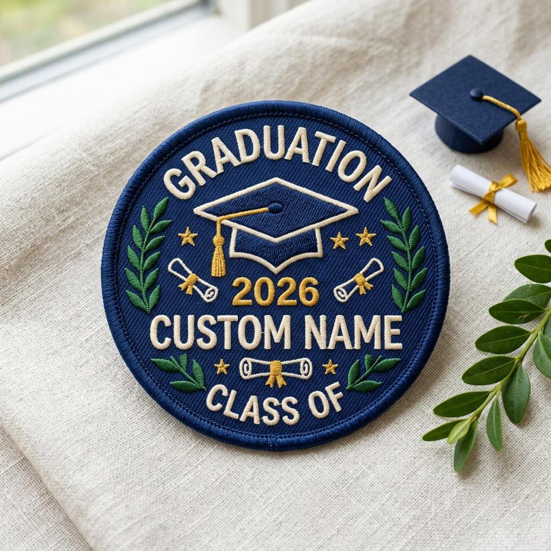 Ase Gradution Patch Custom Graduation Patch 2026 for Gown Sash, Personalized Name Year ...