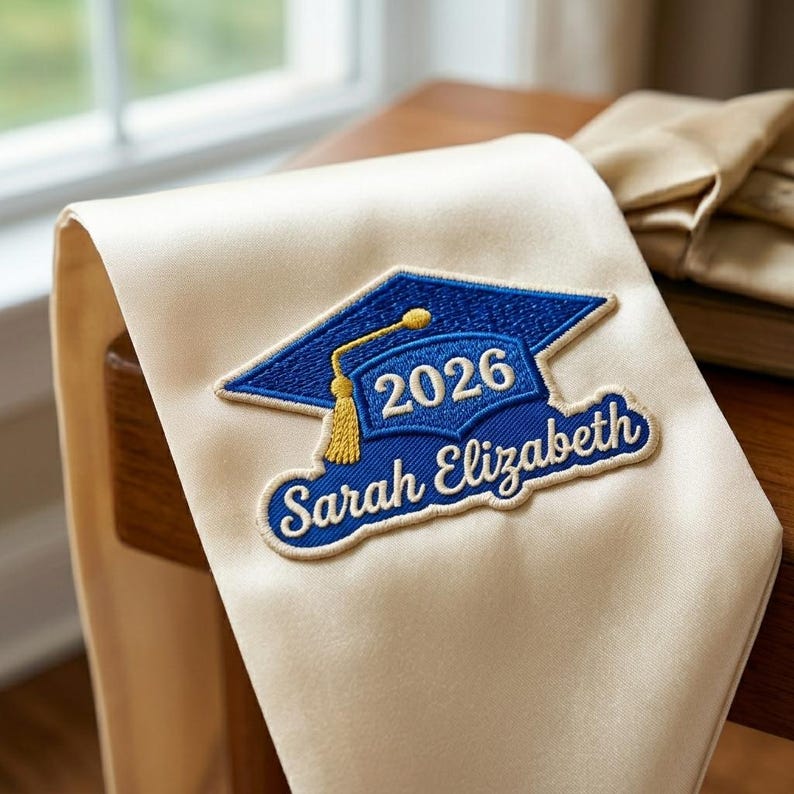 Ase Gradution Patch Custom Graduation Patch 2026, Personalized Name Grad Cap Embroidery ...