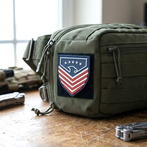 American Eagle PVC Morale Patch 3D Rubber USA Flag Shield Patch Hook and Loop Tactical Emblem for Backpack Jacket Hat Veteran Gift