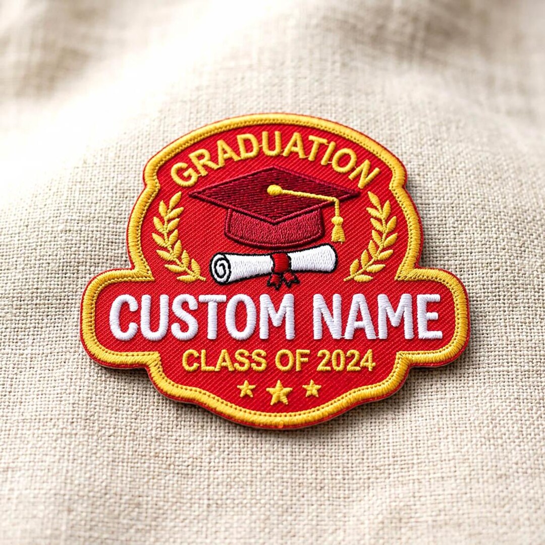 Ase Gradution Patch Personalized Graduation Name Patch, Personalized Gift for Graduate ...