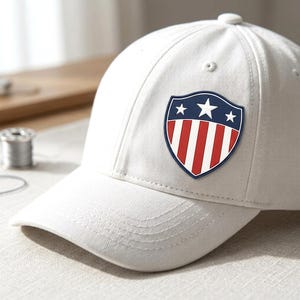 USA Shield PVC Morale Patch Patriotic Stars Stripes Rubber Emblem Rubber Emblem Tactical Bag Patch DIY Jacket Badge Military Style Applique