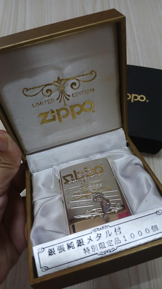 Zippo Windy Sterling Silver Metal Limited Edition No.0136 Unused 