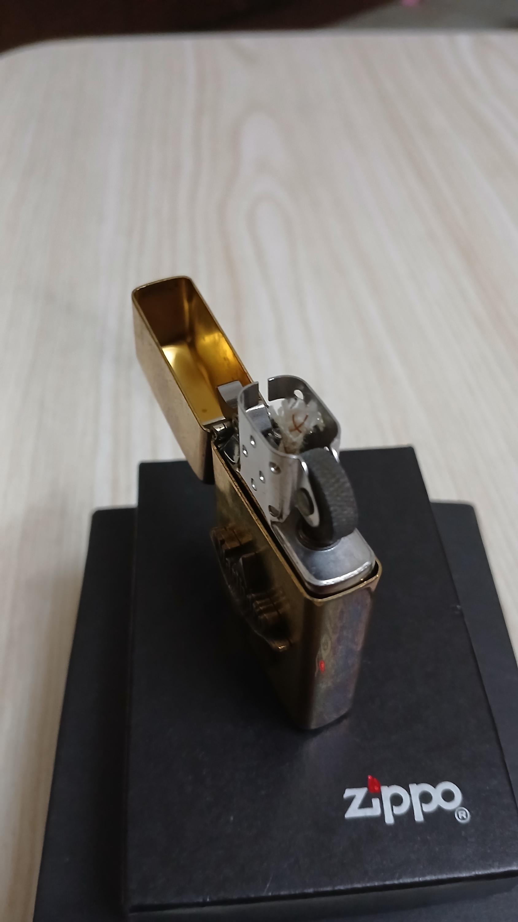 Zippo Longhorn Slim Brass Unused 1993 - Etsy