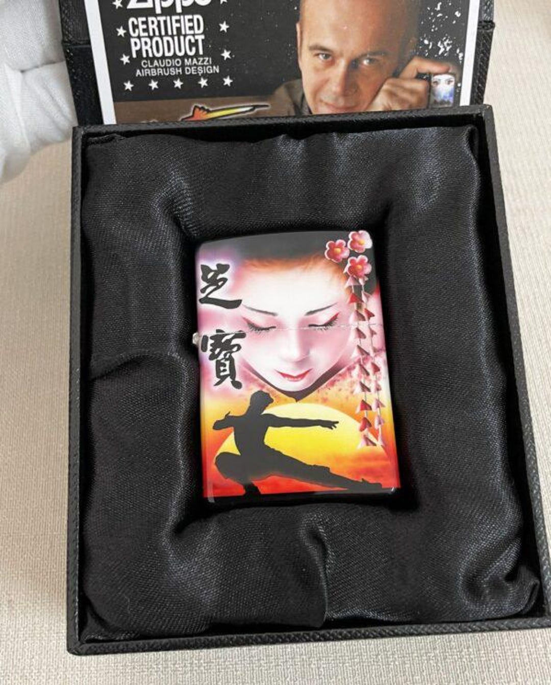 Zippo Nice Mazzi Airbrushed Oriental Sky New - Etsy