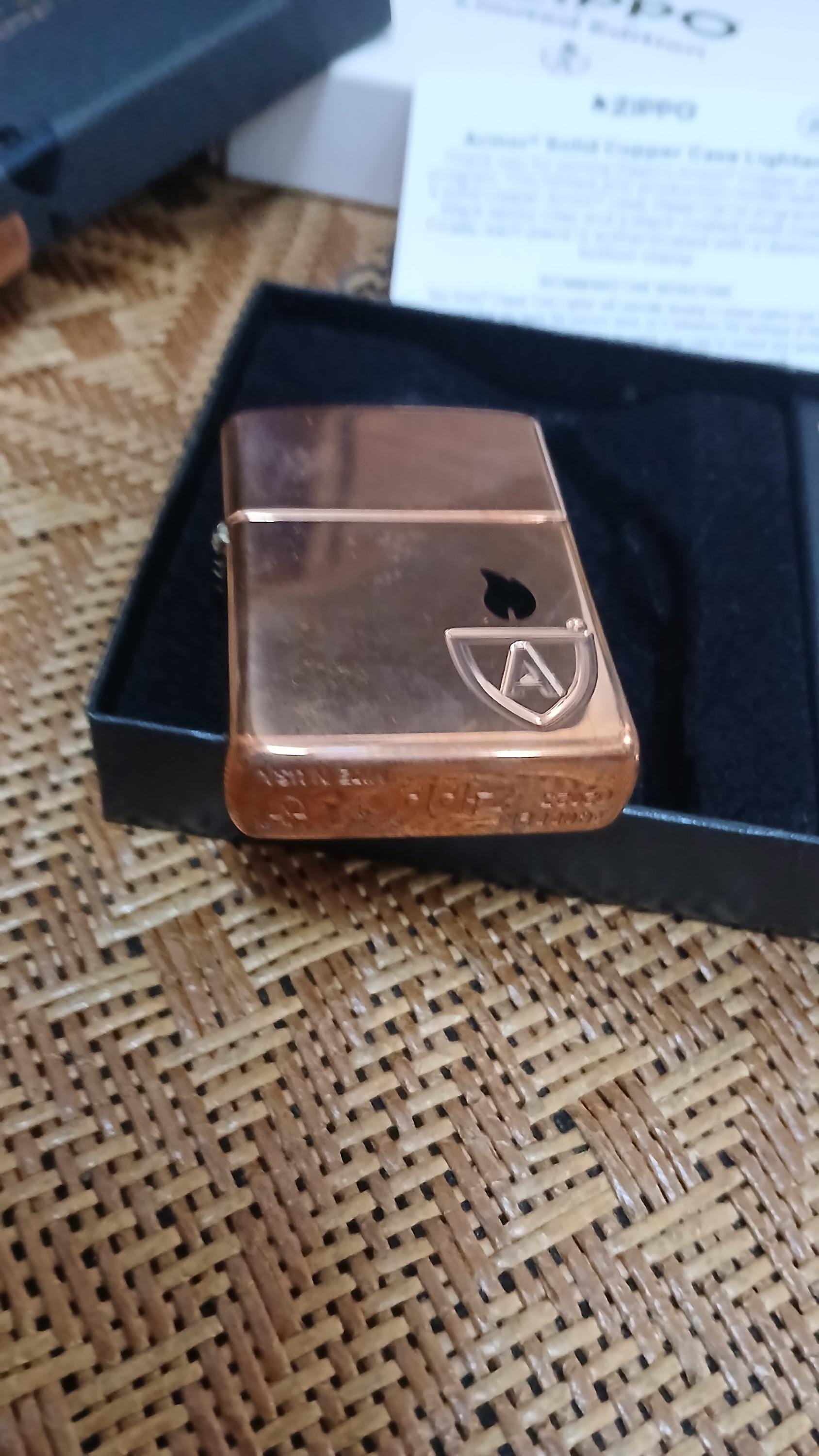 Zippo Solid copper Copper - Lighter r⁄Zippo : Armor Limited 