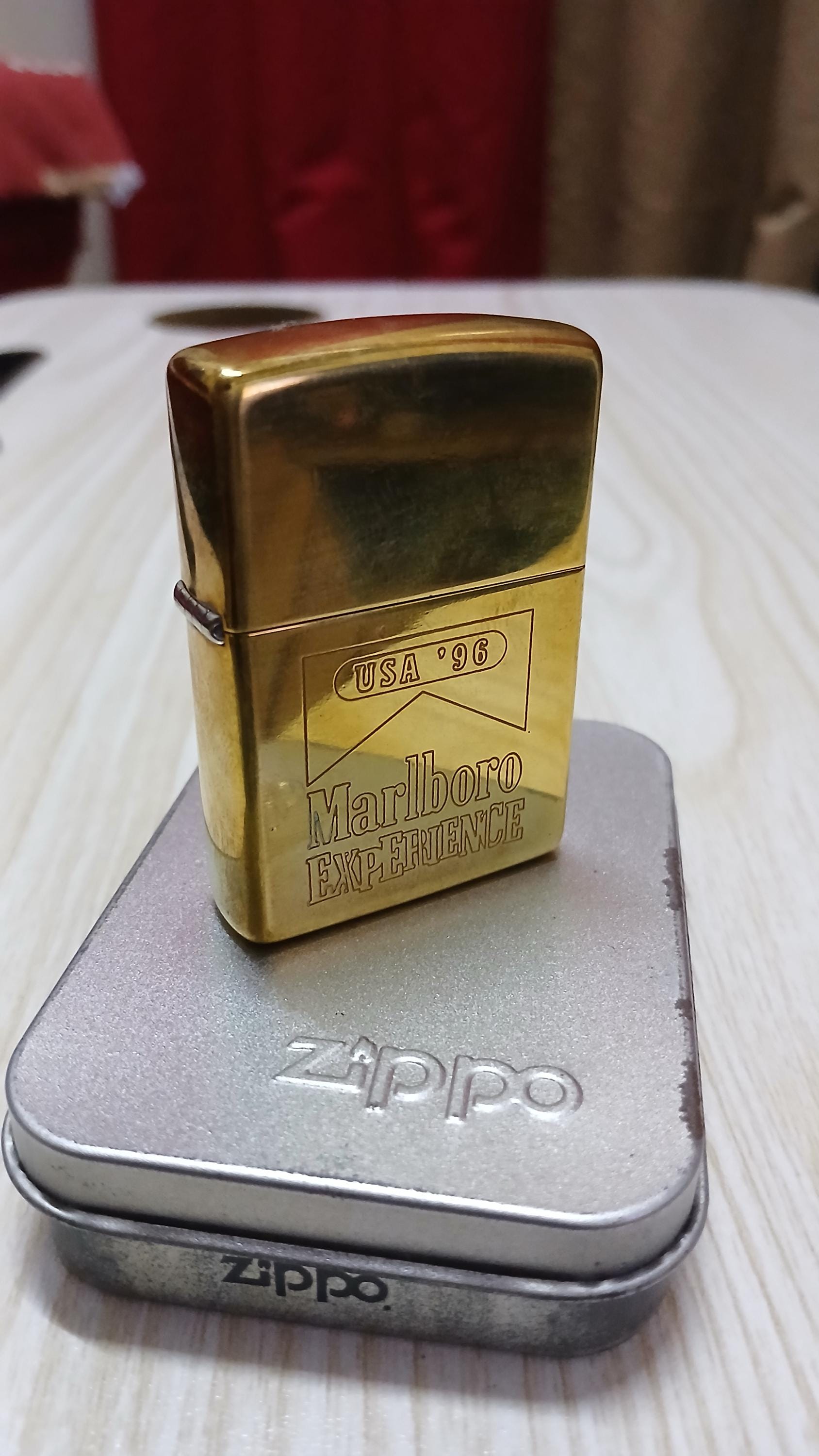 Zippo Experience Brass Usa 96 Unused With Box 1995 - Etsy