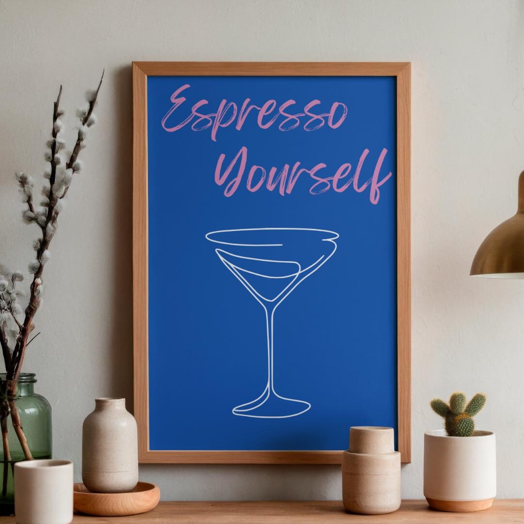 Espresso Yourself Poster - Etsy