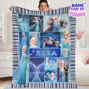 A collage of various images featuring the character Elsa from the Disney movie Frozen, including her in different poses and settings.