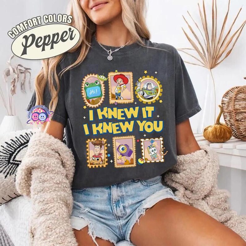 Disneyland Pixar Toy Story 5 I Knew It I Knew You Shirt, Lilypad Buzz Woody Jessie Toy Story Land You've Got a Friend In Me Shirt image 2