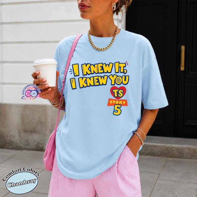 Disneyland Pixar Toy Story 5 I Knew It I Knew You Shirt, Toy Story 5 Inspired Shirt, I Knew It I Knew You Inspired Tshirt immagine 2