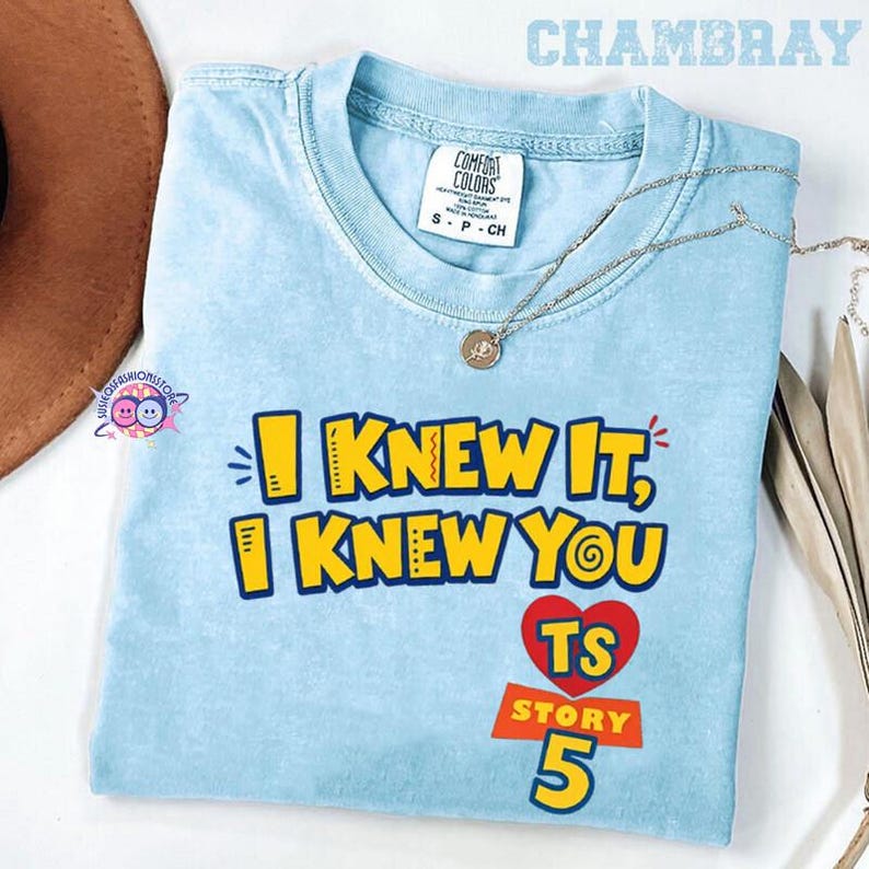 Disneyland Pixar Toy Story 5 I Knew It I Knew You Shirt, Toy Story 5 Inspired Shirt, I Knew It I Knew You Inspired Tshirt immagine 1