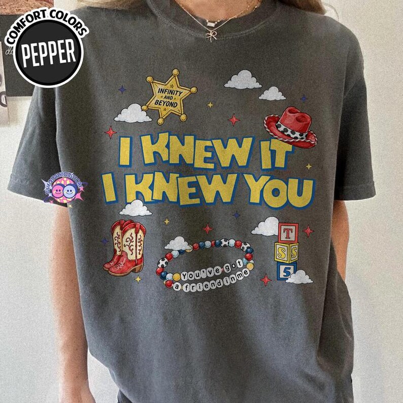 I Knew It I Knew You Were Turning 5 Shirt, Toy Story 5 Shirt, Disneyland Toy Story 5 Birthday, Toy Story Birthday Shirt image 5