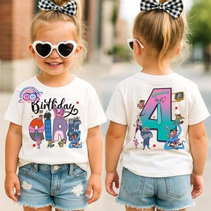 Disneyland Zootopia Birthday Shirt, Custom Birthday Tshirt, Zootopia Family Matching Birthday Party Shirt, Birthday Boy Girl Tee image 6